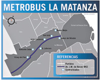 La Matanza, con buses articulados en 2015