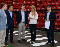 La ministra Débora Giorgi recorrió la planta matancera de la empresa Coca Cola