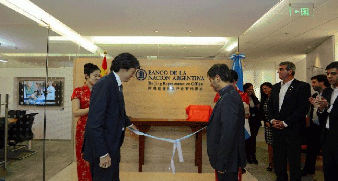 El Banco Nación inauguró su primera sucursal en China