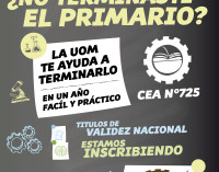 La UOM La Matanza ayuda a finalizar los estudios