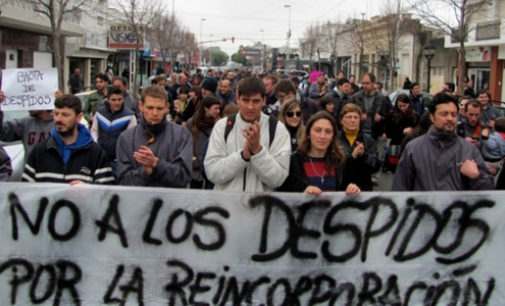 Advierten que, en La Matanza, ya hay 15.000 despidos, suspensiones y retiros “forzados”