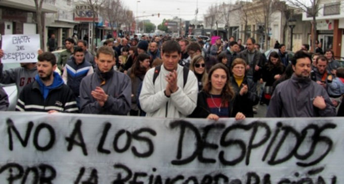 Advierten que, en La Matanza, ya hay 15.000 despidos, suspensiones y retiros “forzados”