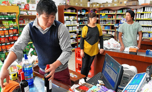 En los supermercados chinos, el consumo continúa en caída libre
