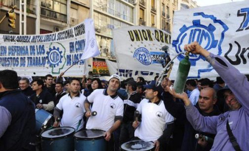Movilización de la UOM: “Desde que asumió Macri sufrimos más de 10 mil despidos”