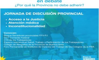 Propician que Provincia no adhiera a la nueva Ley de Riesgos del Trabajo Propician que Provincia no adhiera a la nueva Ley de Riesgos del Trabajo