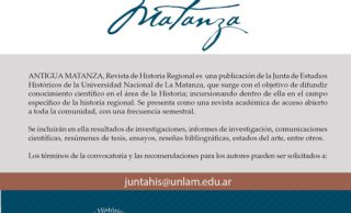 Llegó “Antigua Matanza”, la primera revista digital académica de historia regional