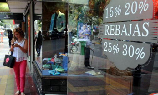 En los primeros ocho meses del año, las ventas cayeron 2,6 por ciento en la Provincia