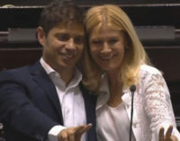 Junto a Alberto y Cristina, Axel Kicillof y Verónica Magario asumieron la Gobernación de la Provincia